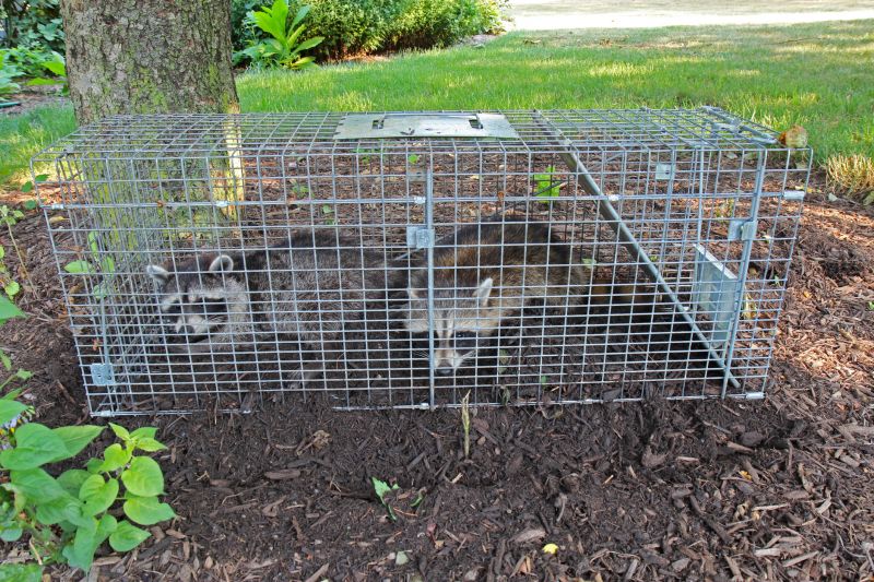 Raccoon Trap Setup